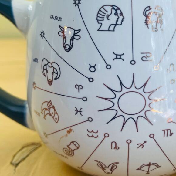 Zodiac Coffee Mug Cup Tea CELESTIAL COLLECTION HOME ESSENTIALS Zodiac Sign - Picture 6 of 8